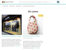 Tablet Screenshot of magasins-geneve.com
